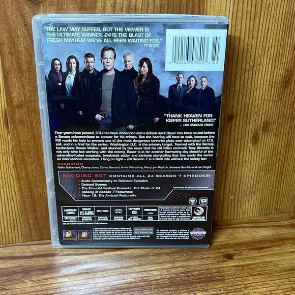 Kiefer Sutherland 24 Season 7 six disc set - Picture 2 of 3